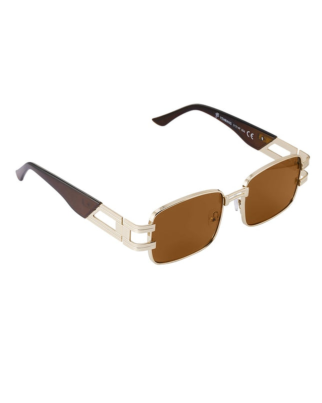 Sunglasses simple metal essential - brown