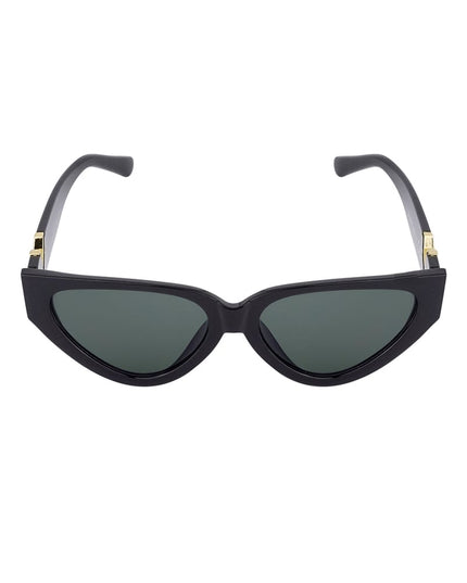 V statement sunglasses - black
