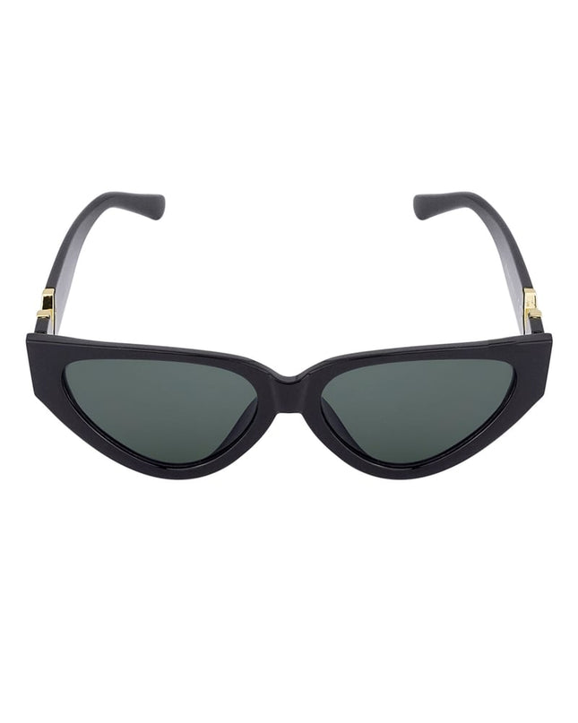 V statement sunglasses - black
