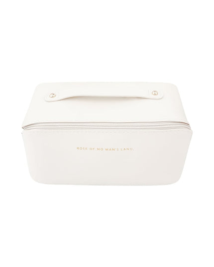 Basic make-up bag made of PU leather - large