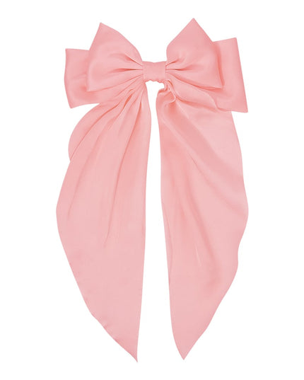 Grote haarclip met satijnen strik