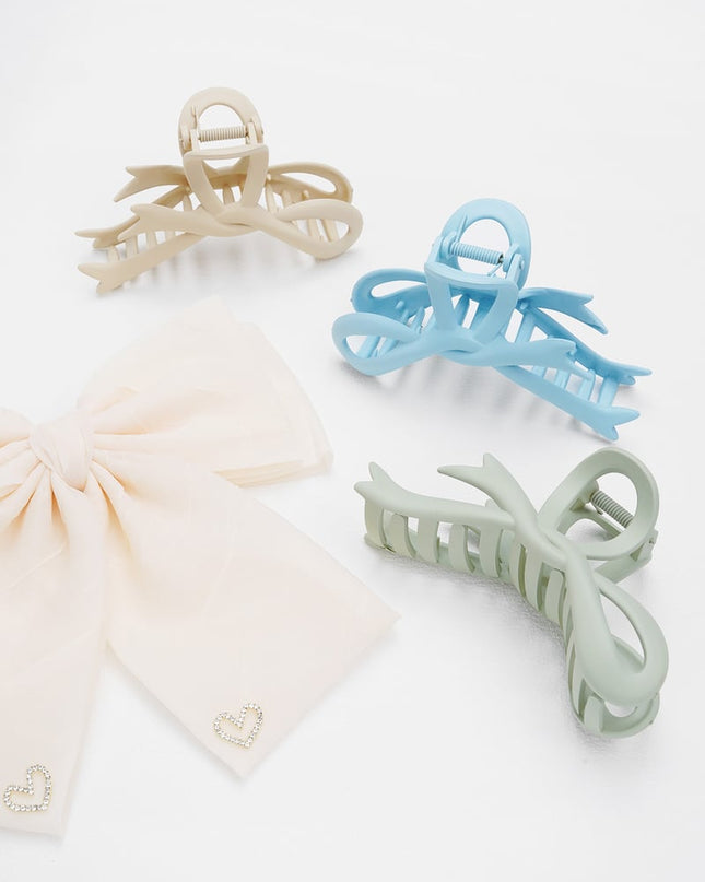 On fleek hair clip - fuchsia 