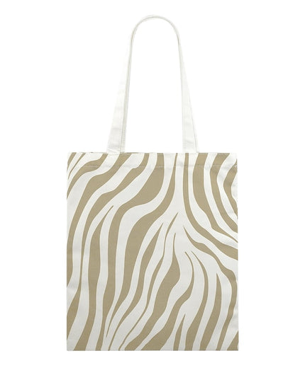 Canvas shopper zebraprint