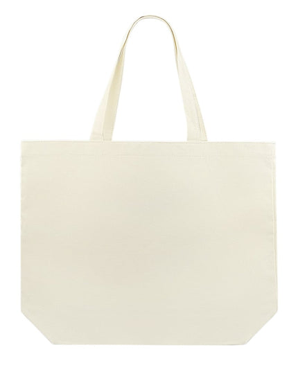 Canvas shopper love - white