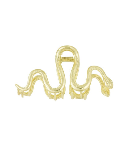 hair clip swirly snake