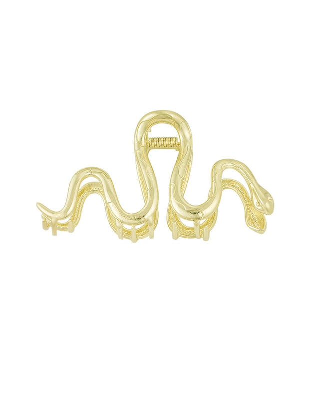 hair clip swirly snake