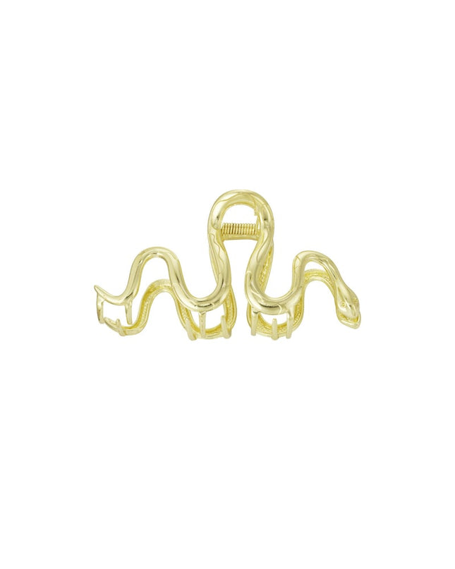 hair clip swirly snake