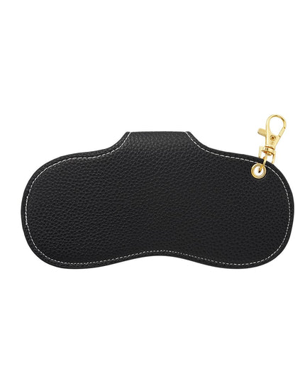 Clip-on sunglasses case - black