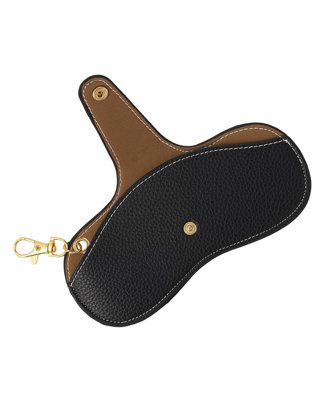 Clip-on sunglasses case - black