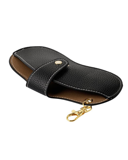 Clip-on sunglasses case - black