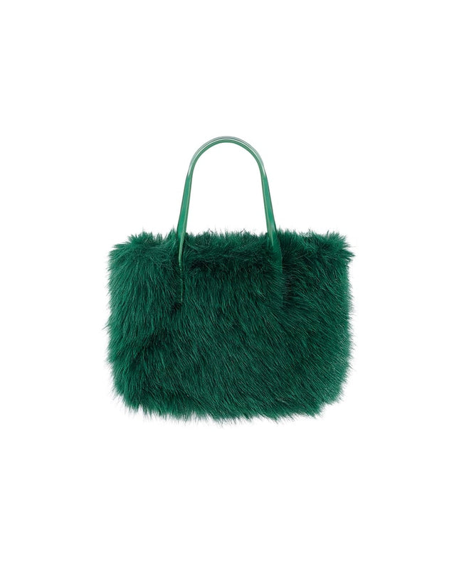 Plush haven bag - black