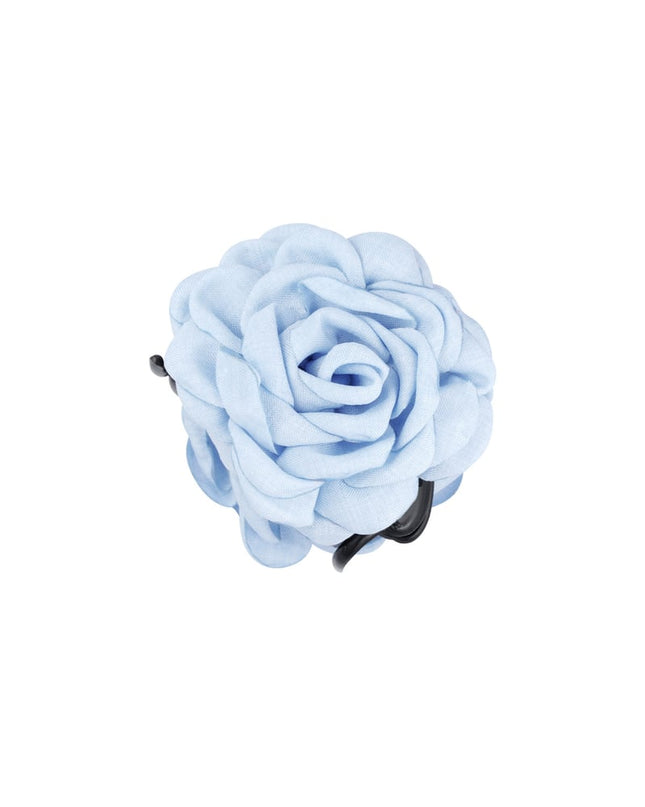 Rose hair clip - lilac