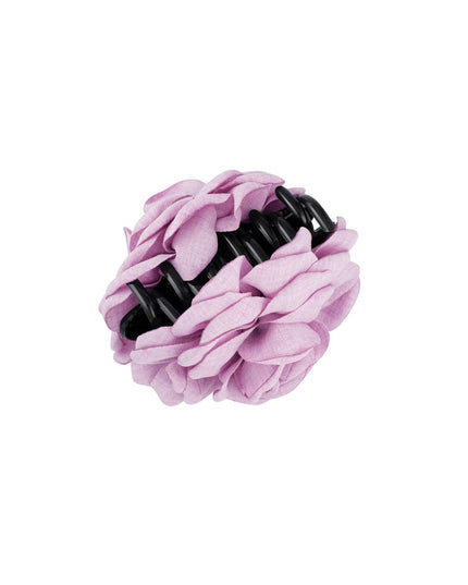 Rose hair clip - lilac