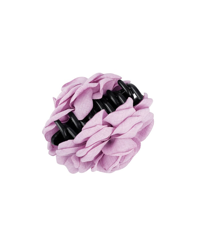 Rose hair clip - lilac