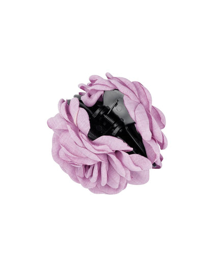 Rose hair clip - lilac