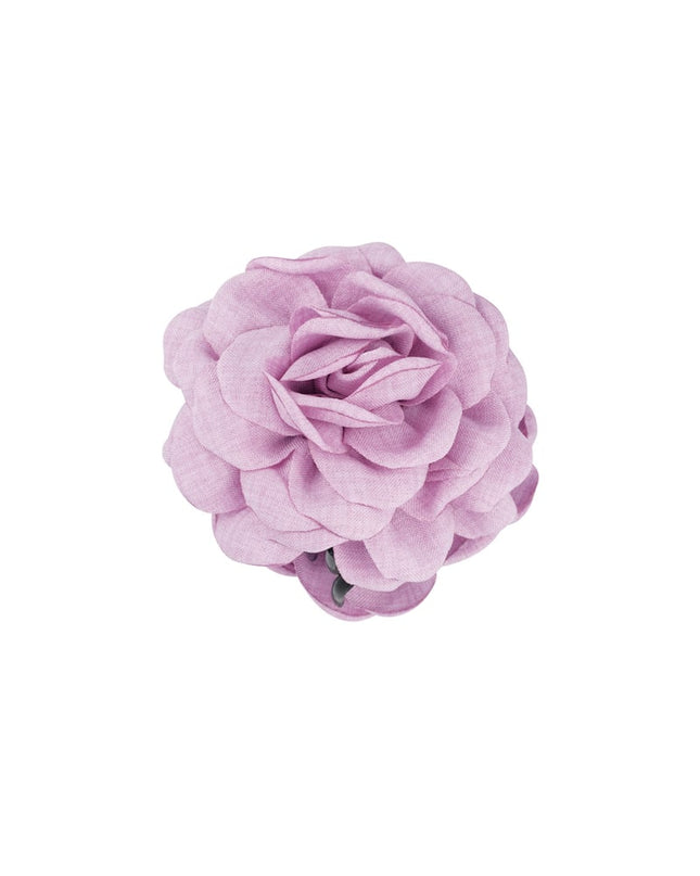 Rose hair clip - lilac