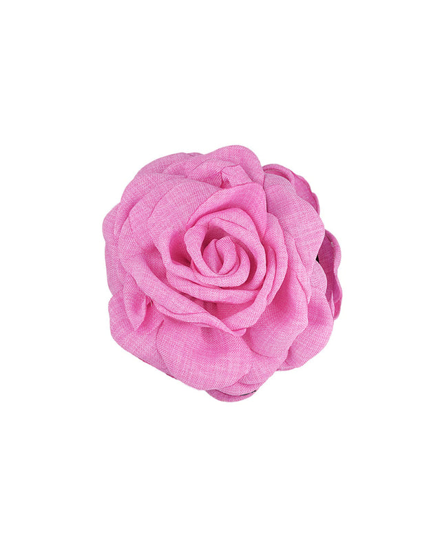 Rose hair clip - lilac