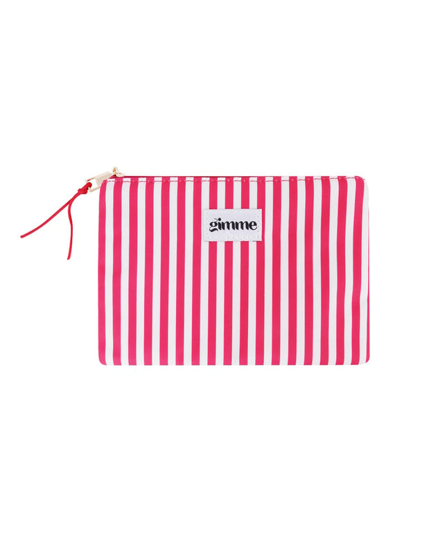 Plat toilettasje dunne streep