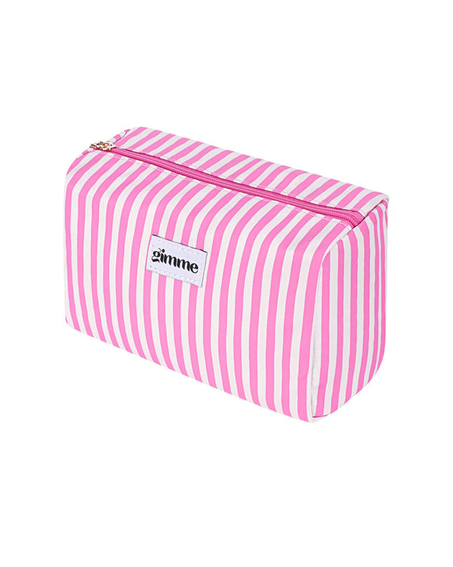 Make-up bag small stripes - Pink