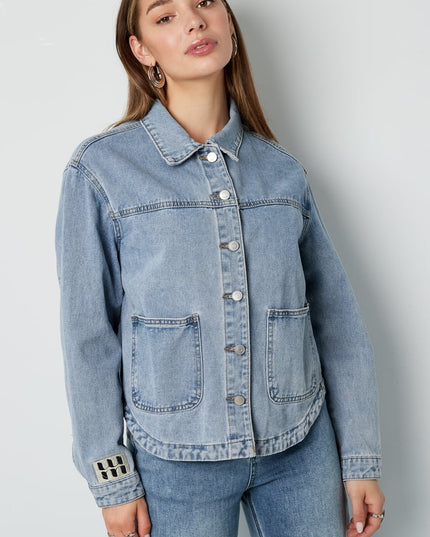 Gimme denim blouse