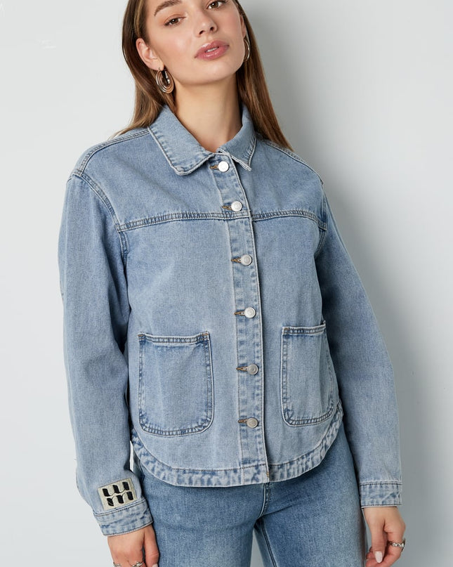 Gimme denim blouse