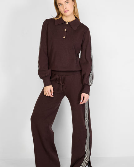 Rechte broek Kleurenclash Sportieve herfst/winterkleding