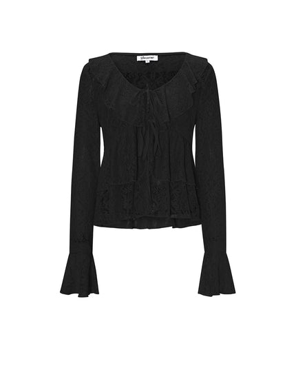 Lace Ruffle Top