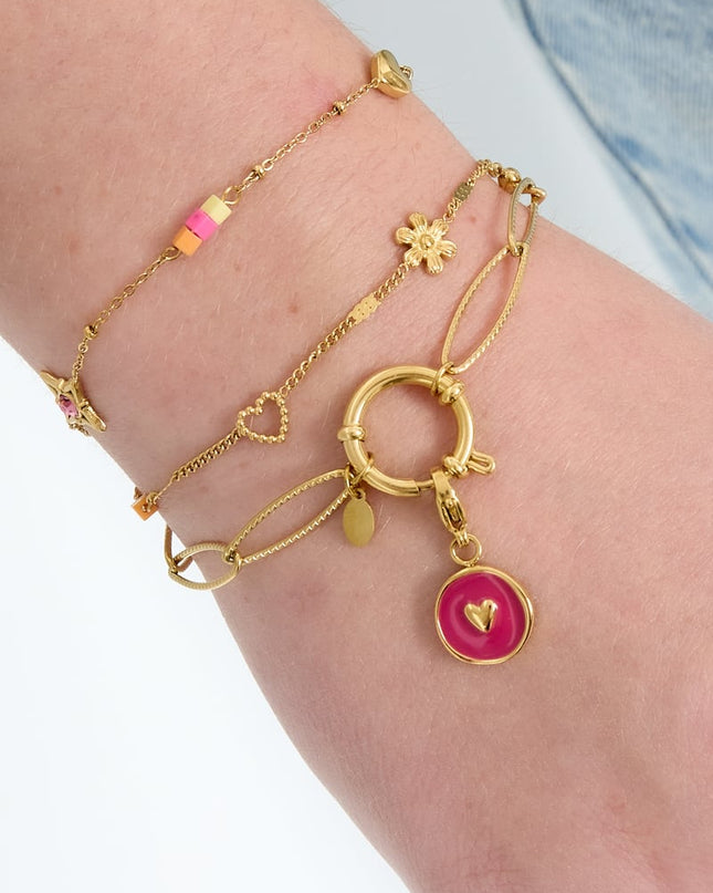 Roestvrijstalen kettingarmbanden Ketting DIY Dagelijkse eenvoudige serie Damessieraden