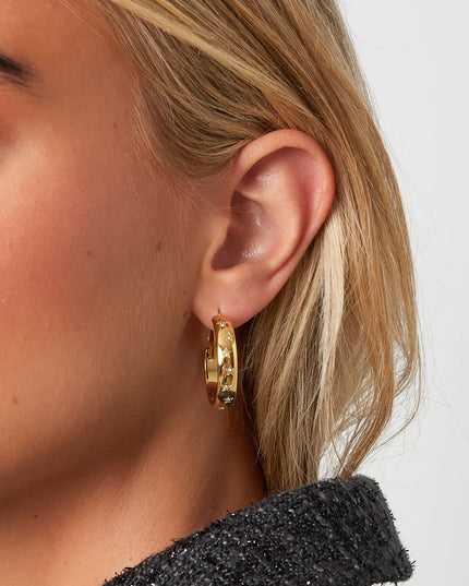 Trendy Star Hoops oorbellen