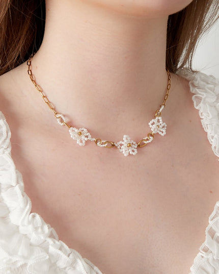Bloemenschakelketting Ketting