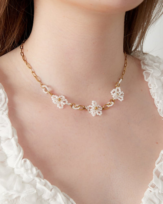 Bloemenschakelketting Ketting