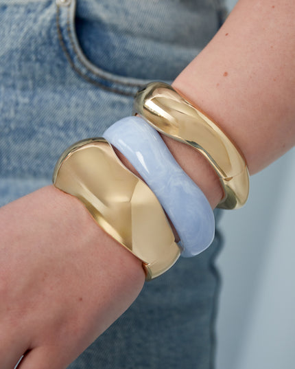 Gouden sway armband