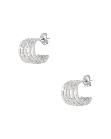 Oorbellen van roestvrij staal, geometrisch, casual, dagelijks, eenvoudig, serie, damessieraden