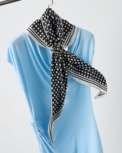 Zomersjaals met stippen, casual, polyester, dagelijkse accessoires