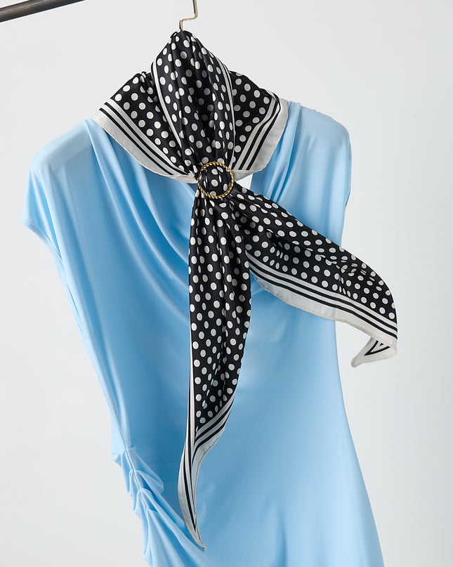 Zomersjaals met stippen, casual, polyester, dagelijkse accessoires