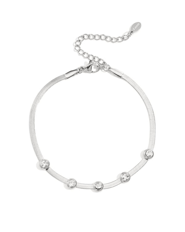 Rhinestone Chain Bracelets Chain Casual Daily Simple Series Women's jewelry