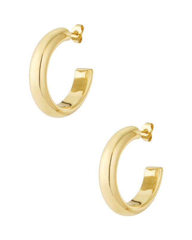 Dikke hoepeloorbellen