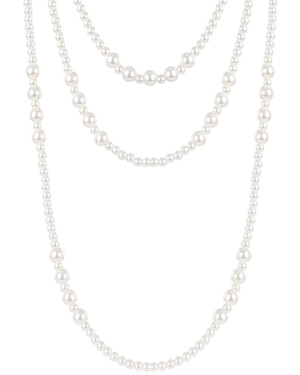 Kleine parels gelaagde ketting