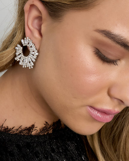 Koperen oorbellen Geometrisch Elegant Kerst Luxe Serie Dames sieraden