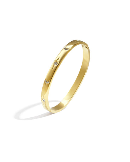 Armbanden van roestvrij staal met stippen, casual, dagelijks, eenvoudig, serie, damessieraden