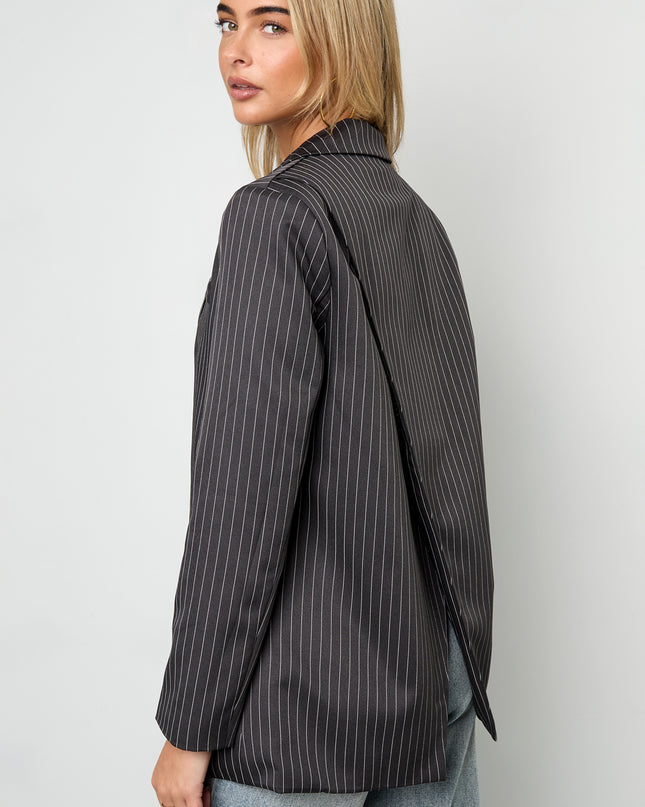 De krijtstreepblazer