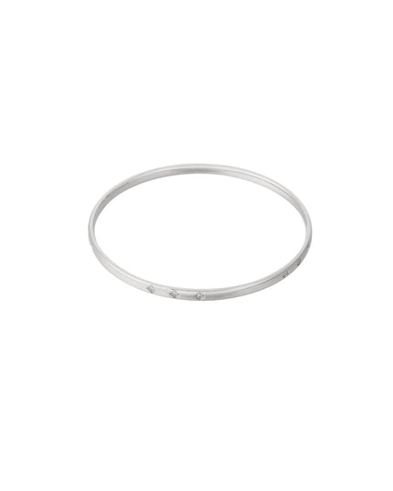 Simple mini diamond bangle