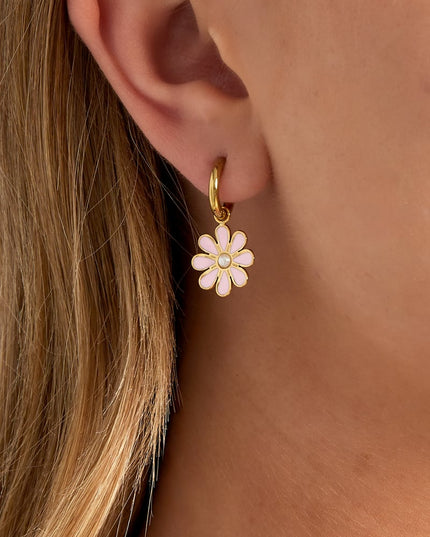 Oorbellen met druppel van roestvrij staal, casual en dagelijks gebruik