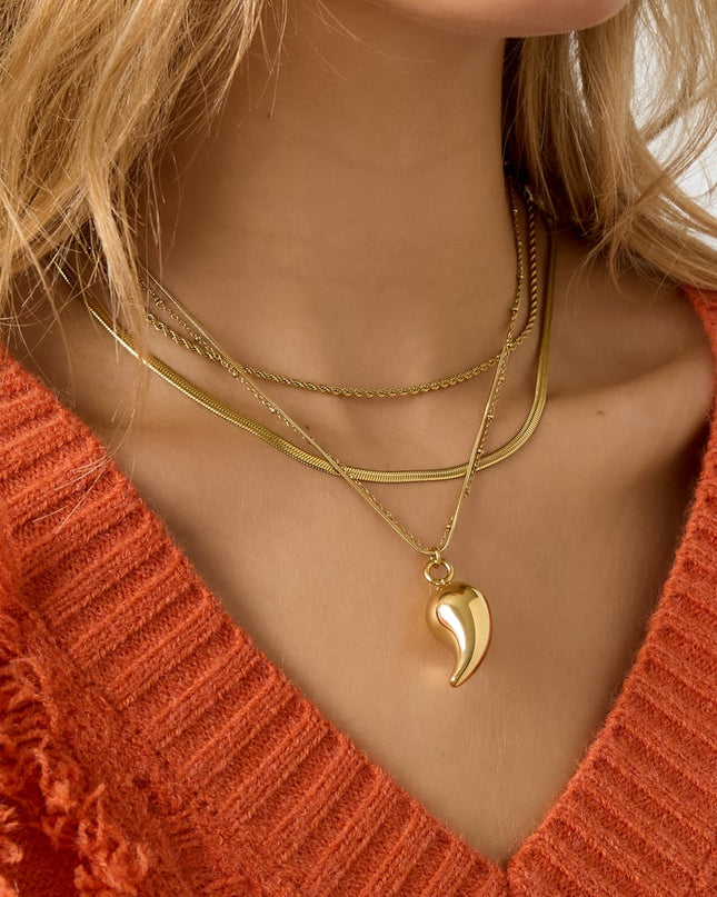 Pendant necklaces Droplet Casual Daily Simple Series Women's jewelry