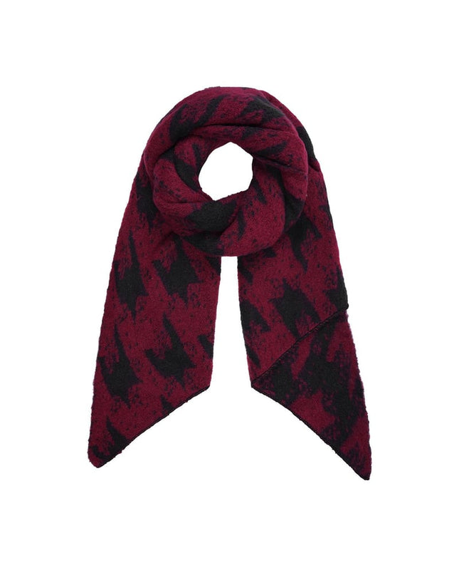 Wintersjaal Rood Polyester