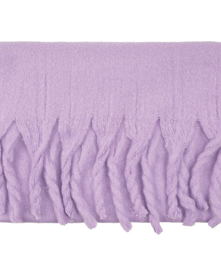 Wintersjaal effen kleur Paars Polyester