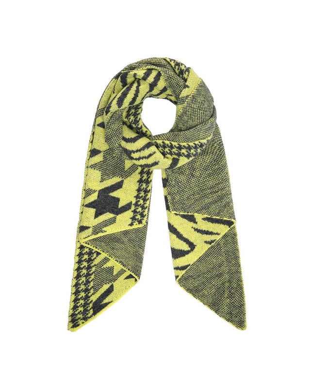 Sjaal gezellig winter Geel Acryl