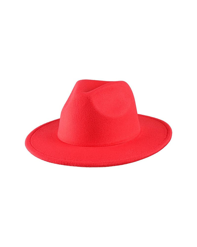 Fedora hoed rood Polyester