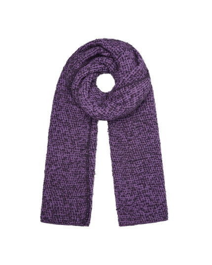 Sjaal met reliëf stof roze/grijs Polyester