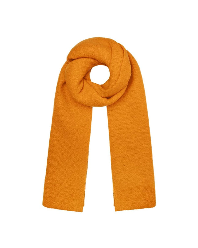 Zachte wintersjaal effen oranje Polyester